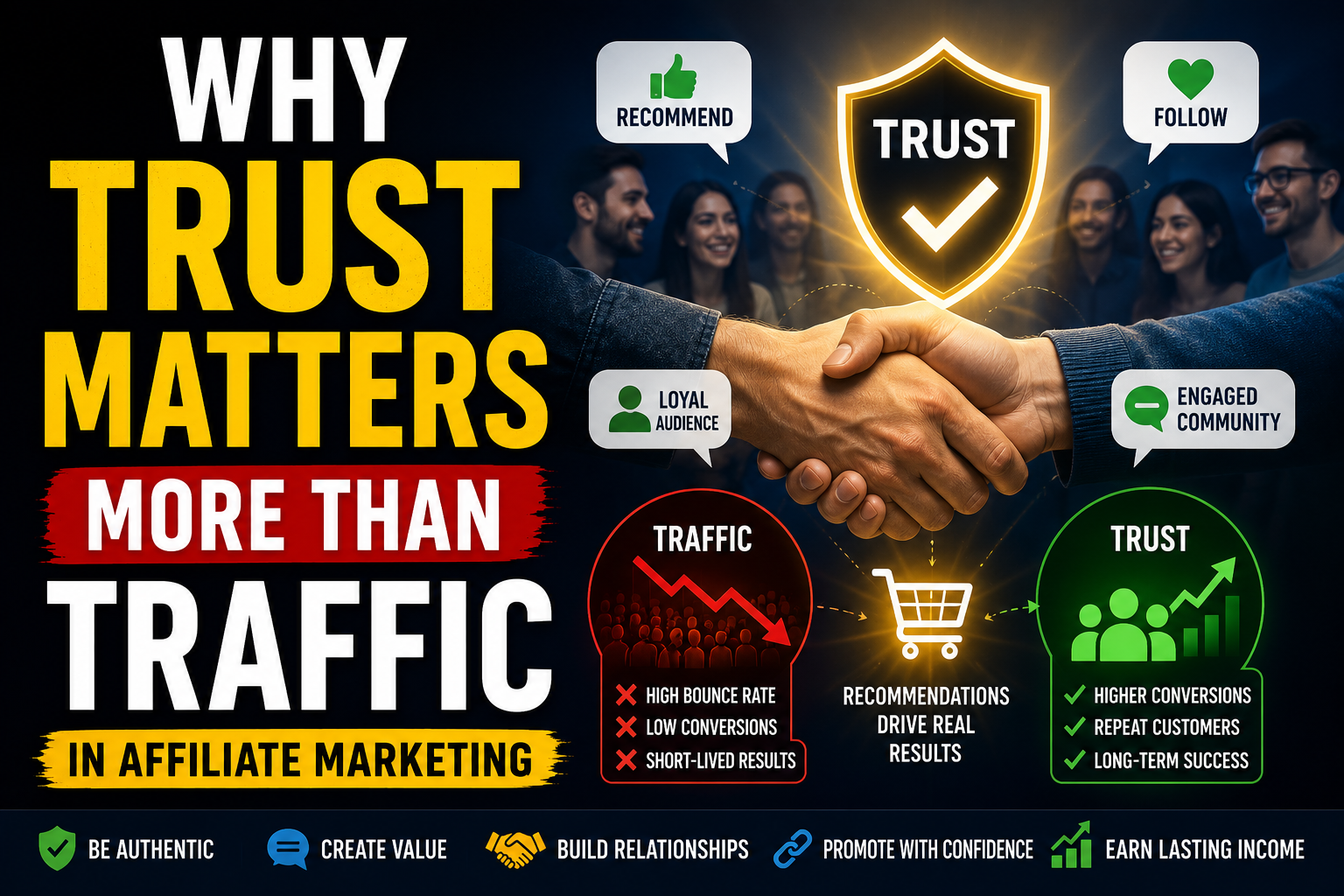 Why Trust Matters More Than Traffic in Affiliate Marketing