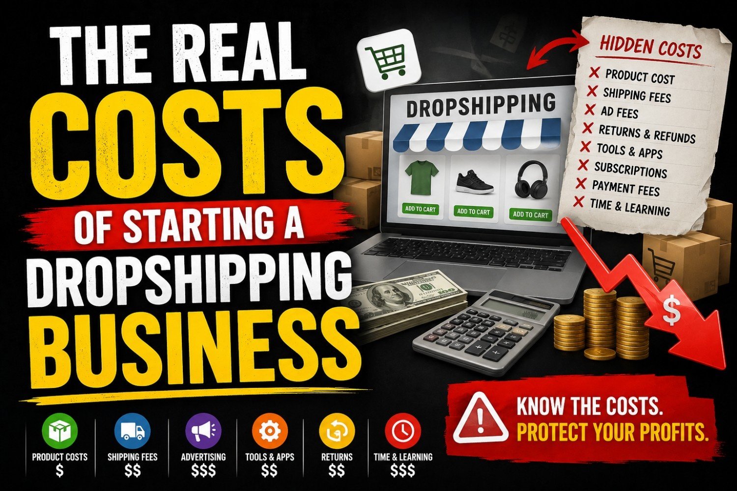 The Real Costs of Starting a Dropshipping Business